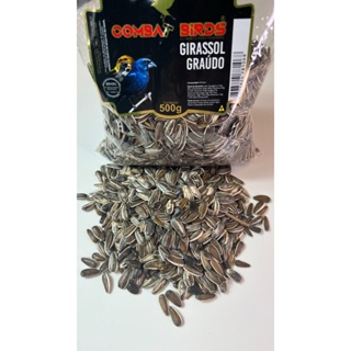 SEMENTE DE GIRASSOL GRAÚDO - ALIMENTO PARA PÁSSAROS em Oferta na Shopee