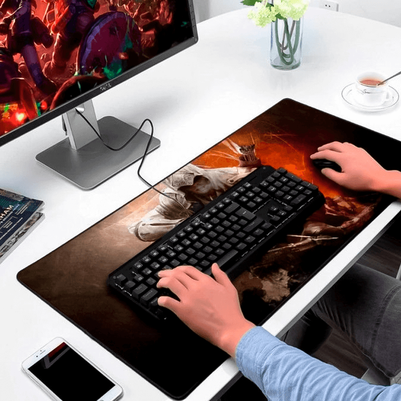 Mouse PAD Gamer Extra Grande Assassin's Creed 70X35CM Antiderrapante