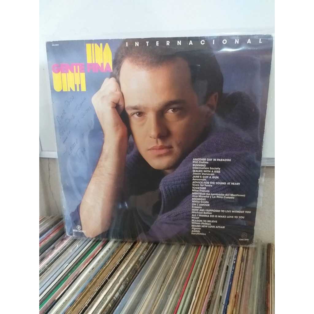 Vinil Gente Fina - Trilha Sonora Internacional 1990 LP