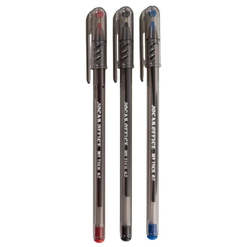 Kit Caneta My-Tech Jocar Office Ponta Fina 0.7mm