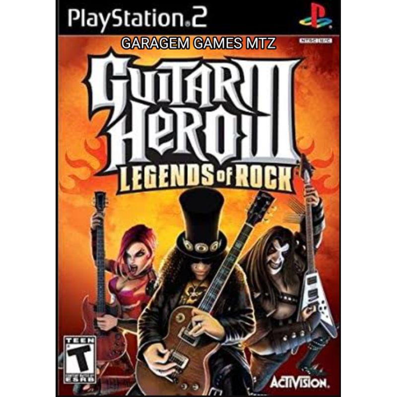 Jogo Guitar Hero 3 Play Station 2