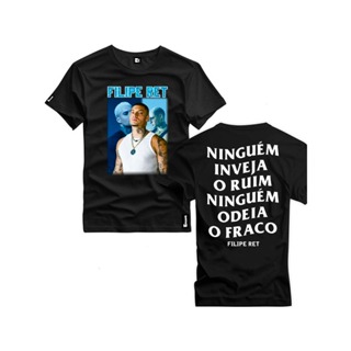 Camiseta Lançamento Camisa Blusa Algodão Cantor Trap Filipe Ret em Oferta na Shopee