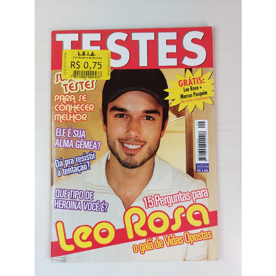 Revista Testes Nº 09 Leo Rosa Marcos Pasquim