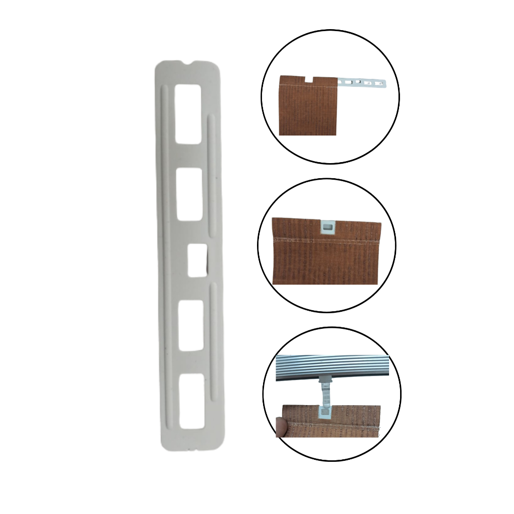 50 Peças De Cabide De 90mm Para Persiana Vertical em Oferta na Shopee