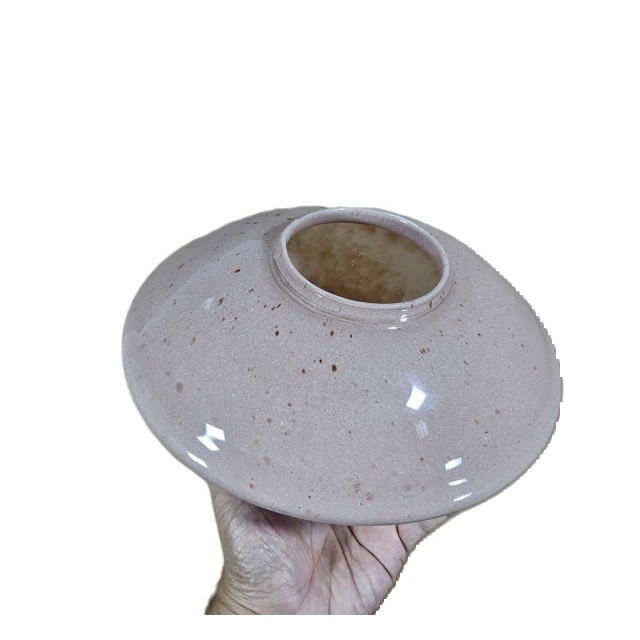 Vaso Vidro Centro Mesa 26x12cm 1.1kg Antigo Decoração