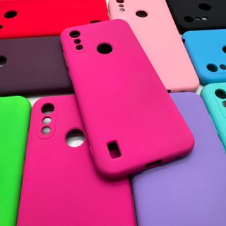 Capa Para Motorola Moto E6s / E6i Kit Capa + Pelicula 3D ou Só 1 Capinha Aveludada em Oferta na Shopee