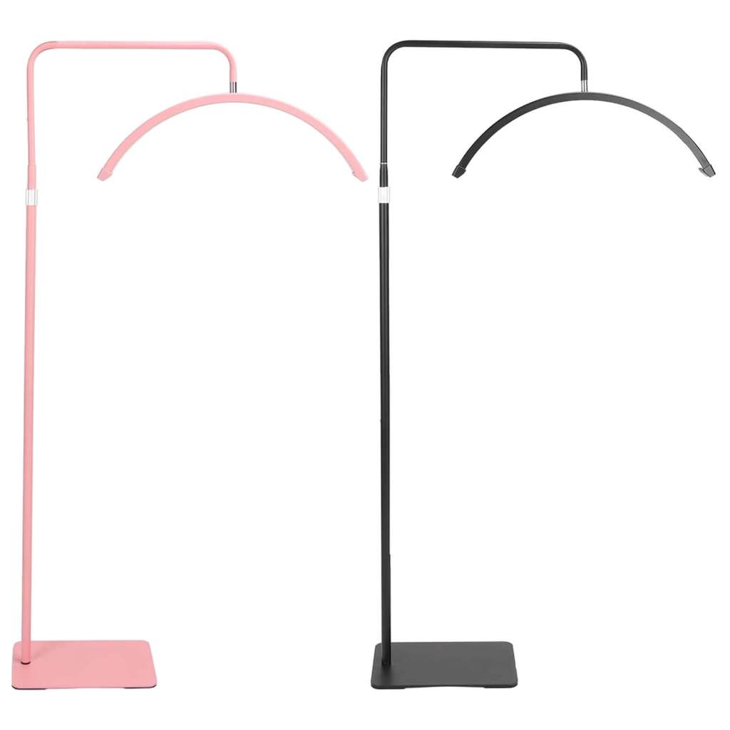 Luminária Meia Lua Led 36w Chão Para Cílios E Make Suporte Celular Tiktok