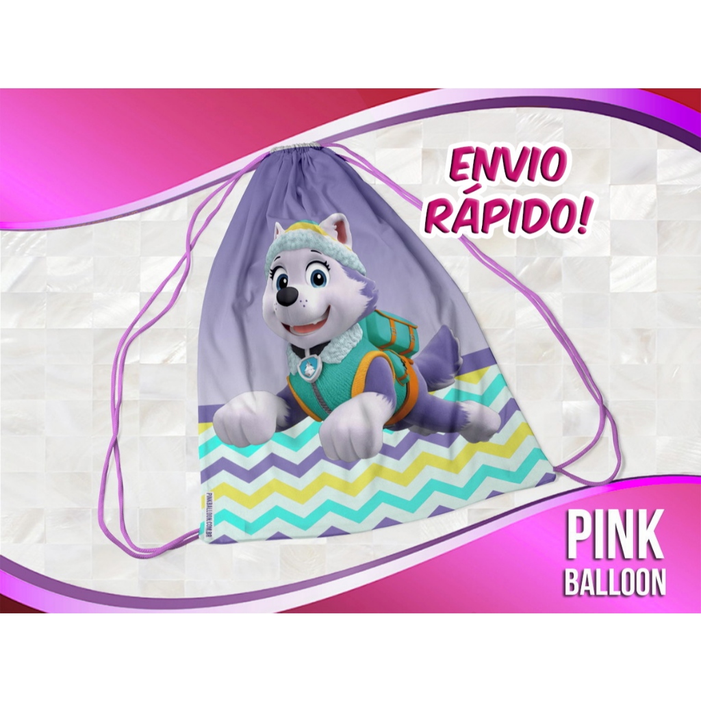 MOCHILINHA PATRULHA CANINA EVEREST (ENVIO RÁPIDO) - SACOLINHA LEMBRANCINHA