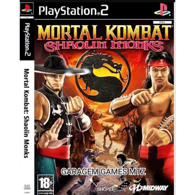 Mortal Kombat Shaolin Monks Play Station 2