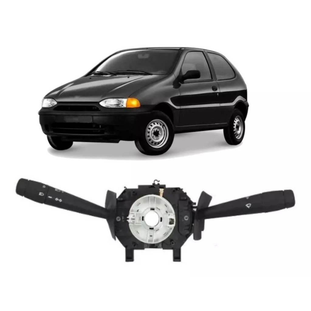 Comando Seta Palio 96 97 98 99 2000 Com Limpador Traseiro em Oferta na Shopee