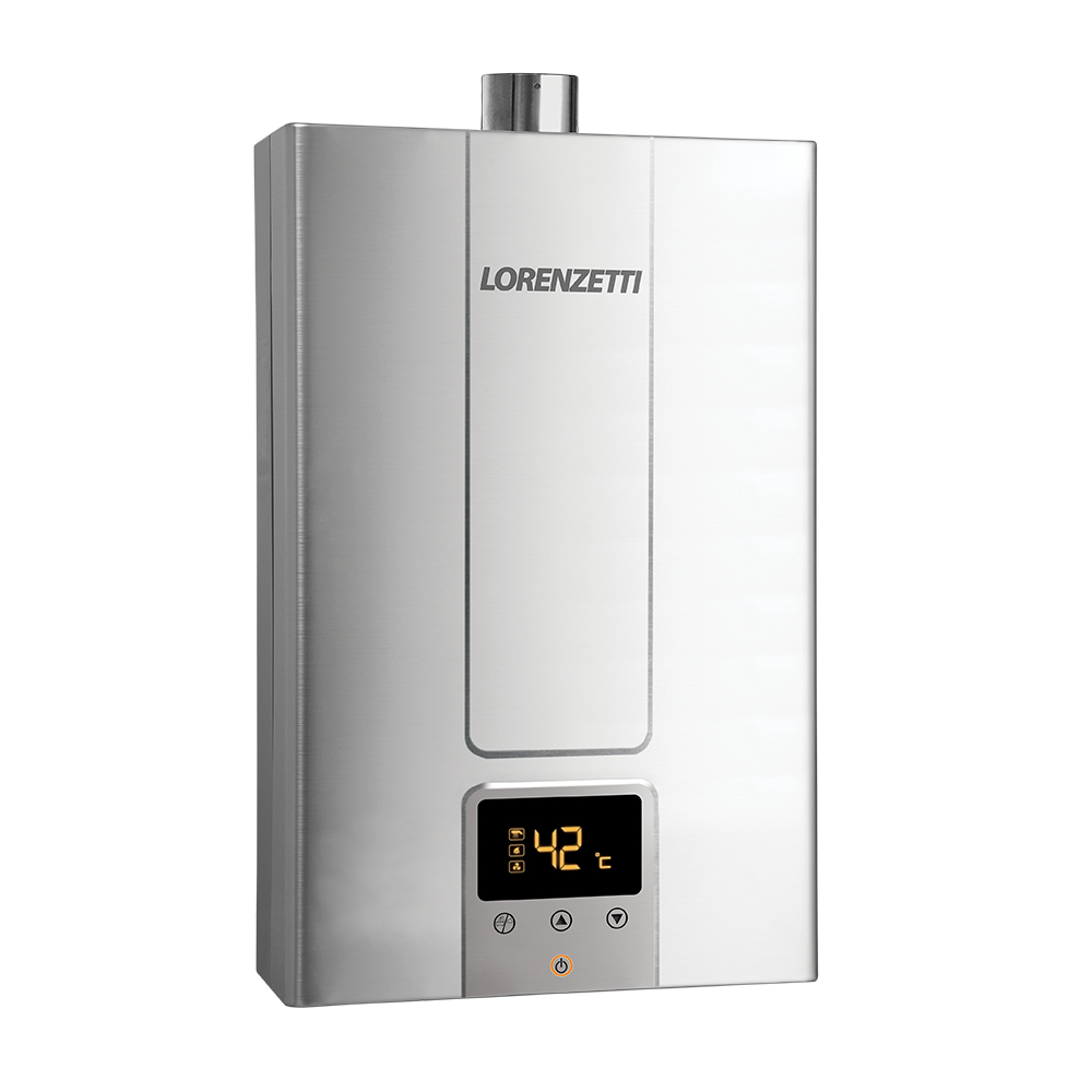 Aquecedor à Gás LZ 2500 Digital Eletrônico Inox GN Lorenzetti em Oferta na Shopee