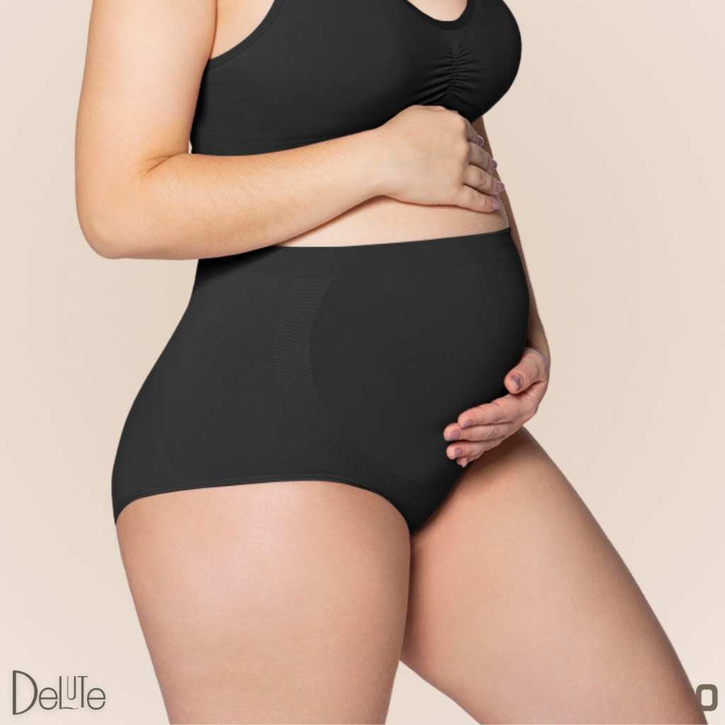 Calcinha Loba Lupo Feminina Cintura Alta Gestante Para Gravida Modelo Sem Costura P ao GG - Women Clothes