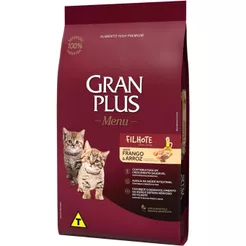 Ração Gran Plus Gatos Filhotes Frango e Arroz - 3Kg