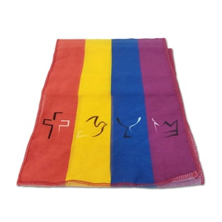 Kit 5 Lenços Evangélico Manto Igreja Echarpes Congresso em Oferta na Shopee