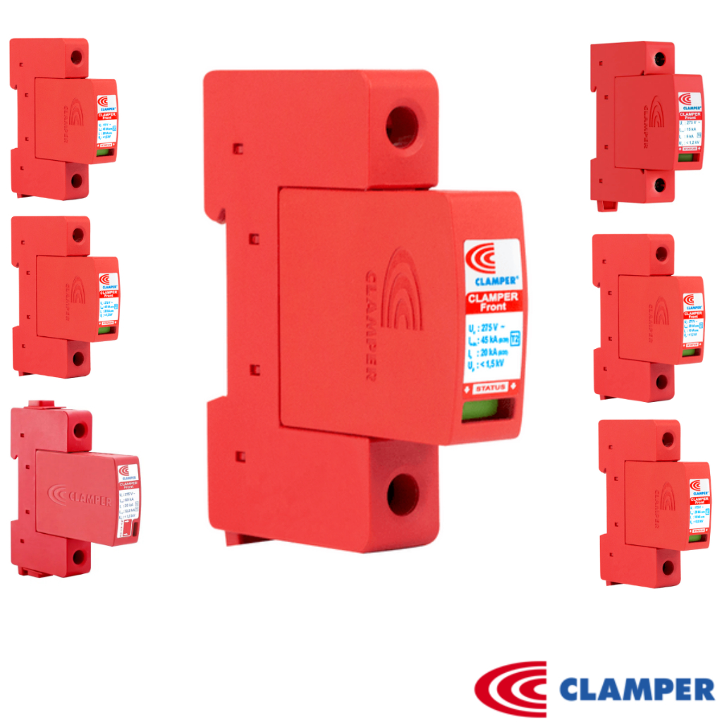 Protetor Surto DPS FRONT Anti Raio Vcl 175v a 275V - 15ka, 20ka, 45Ka e 60ka Clamper em Oferta na Shopee
