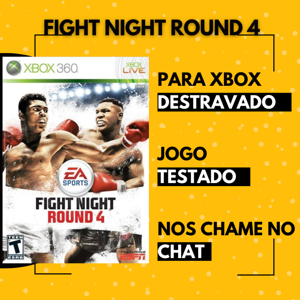 Fight Night Round 4 - Luta - Xbox 360