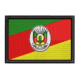 Patch Bordado - Bandeira 7x5cm Rio Grande do Sul em Oferta na Shopee