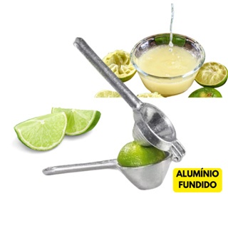 Espremedor Limão Frutas Alumínio Fundido Amassador Qualidade Prático Manual Esmagador Suco Multiuso Bebe Laranja Ferro