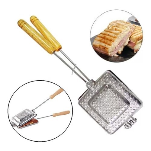 Sanduicheira Baurutex Forma Alumínio Fundido Fogão Bauru Misto Quente Tostar Pão Queijo Lanche Fácil em Oferta na Shopee