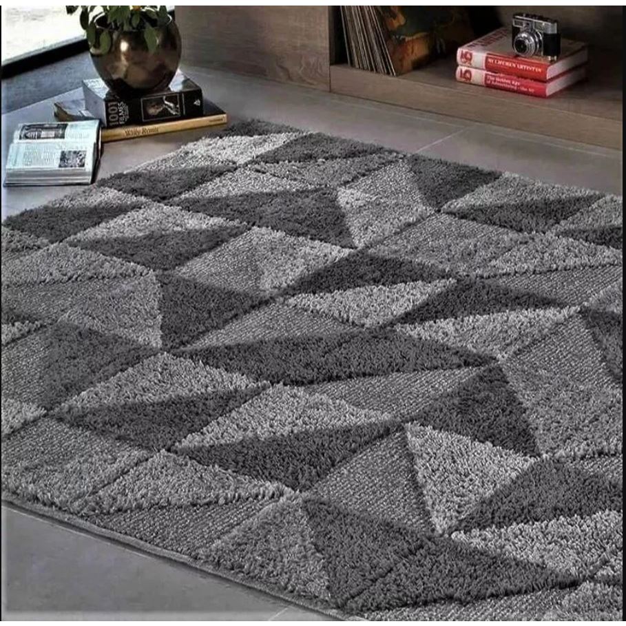 Tapete Jazz 2,00 X 3,00 Sala Quarto Alto Baixo Relevo Decorativo 100% Antiderrapante Oasis