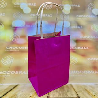 10~50 SACOLA PP KRAFT PINK 9,5 X 7,5 X 14,5 (LC)  - REF:5037 em Oferta na Shopee