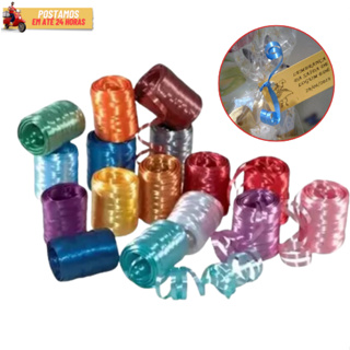Rolo de Fitilho 50 metros 5mm Para Arco Fita Tira Balões Arranjos Enfeites Varias Cores em Oferta na Shopee