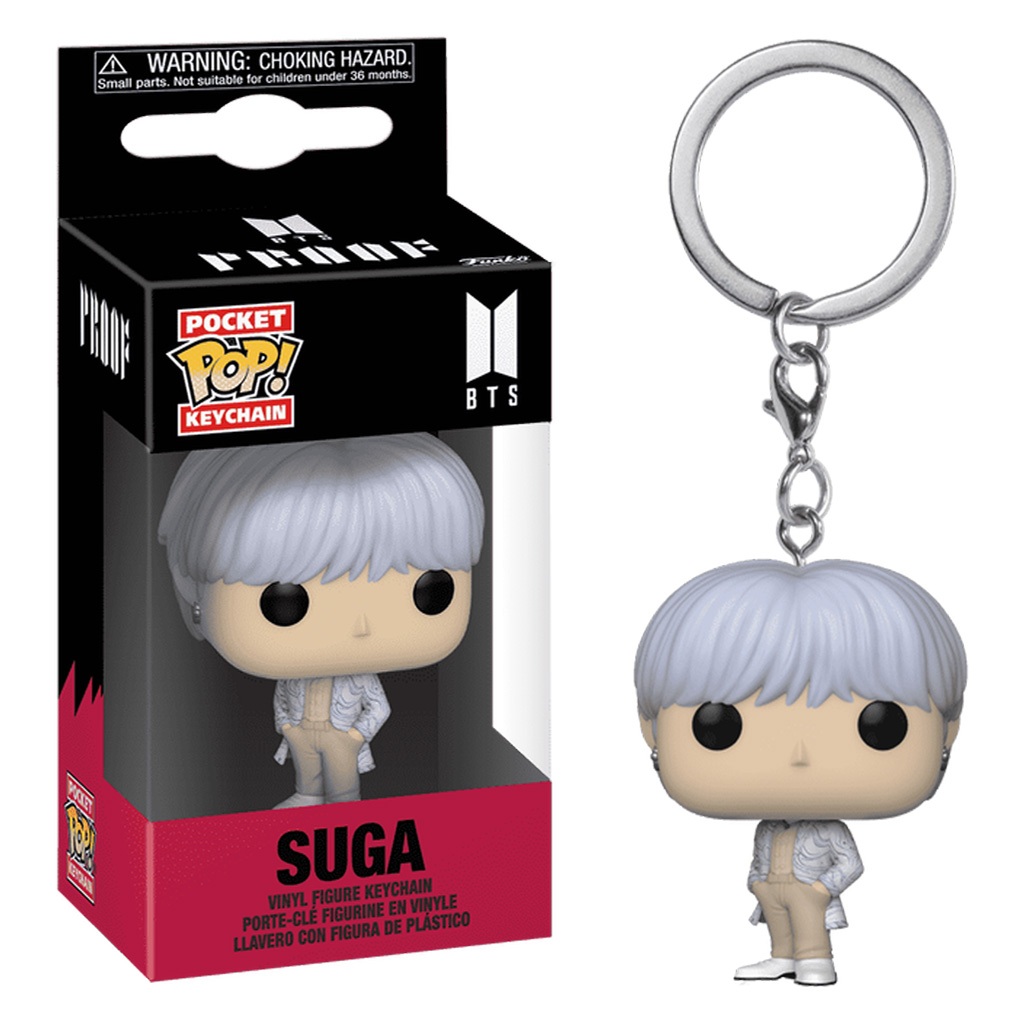 CHAVEIRO FUNKO POP KEYCHAIN BTS PROOF - SUGA (72574) NOVO ORIGINAL