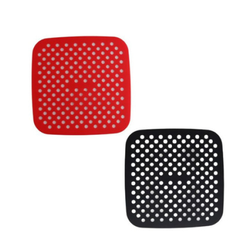Descanso de Panela Silicone QUADRADO Pratico Multiuso Universal Vermelho Preto pode ser usado em Forno AirFryer em Oferta na Shopee