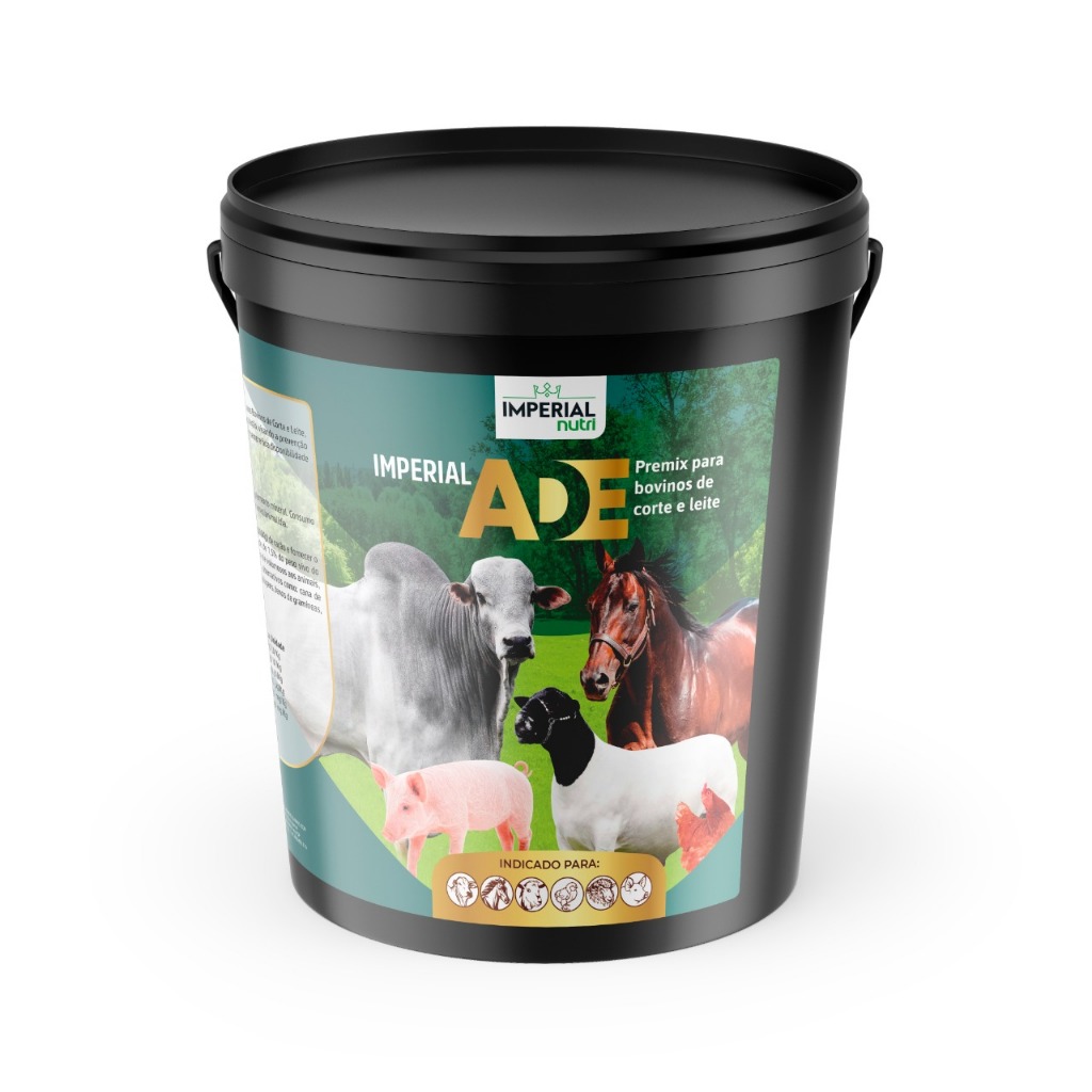 IMPERIAL NUTRI ADE Premix Ade Em Pó Com Vitaminas A D3 E B12 5kg.