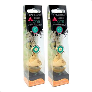 Kit 2 Bolinha Aromatizante 6 ML Auto Ona Inspire Difusor de Pendurar no Retrovisor do Carro em Oferta na Shopee
