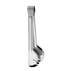 Pegador Inox Churrasco Macarrão Massas Carne Salada Cozinha Pinça Culinária 29cm 12Pol.