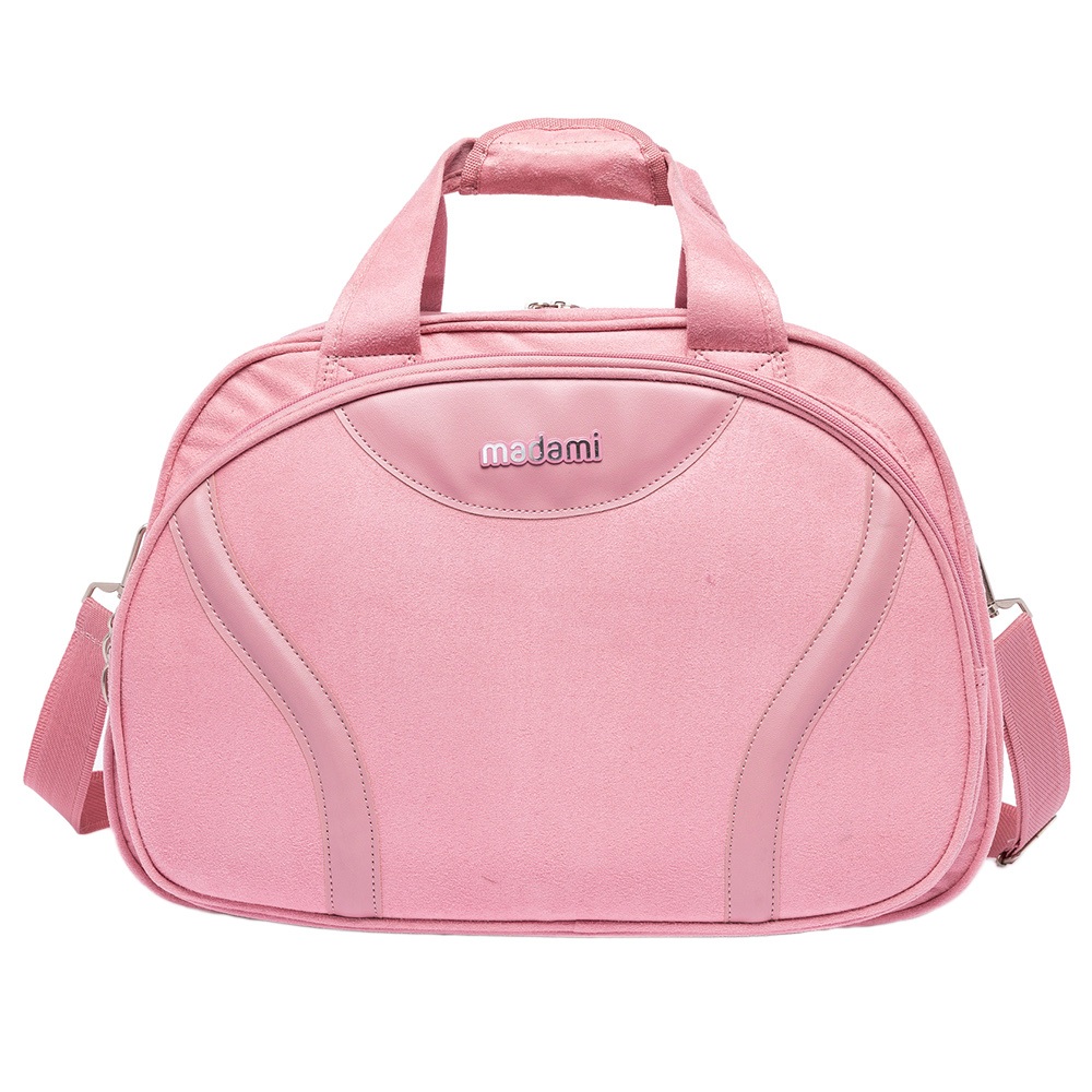 Bolsa Rosa Mala Nécessaire Alça Dupla Madami