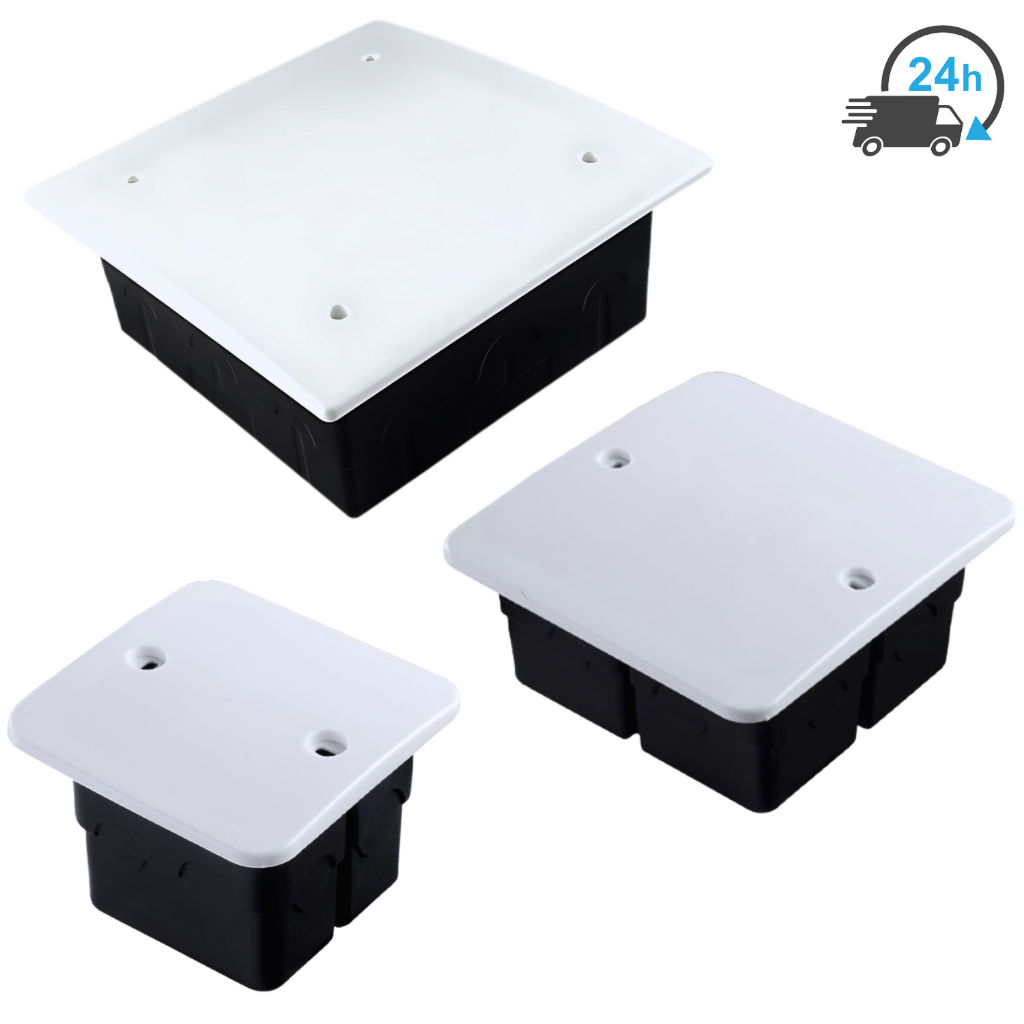 Caixa De Passagem Eletrica Caixa De Passagem Embutir Branca 10x10 - 15x15 - 20x20