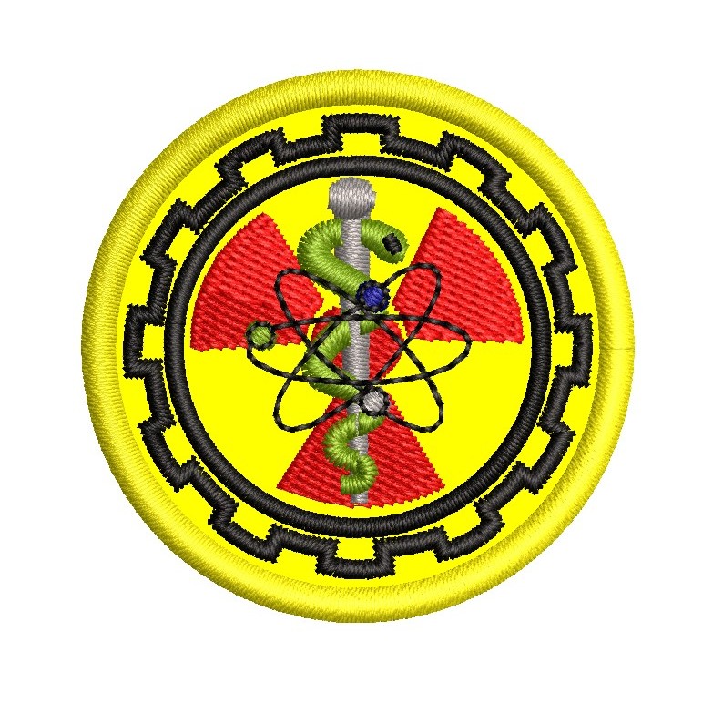 Patch Bordado Termocolante -  Radiologia Touca em Oferta na Shopee