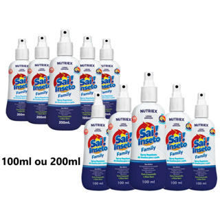 Kit 5 Repelentes Spray Sai Inseto Family 4H 100ml Ou 200ml em Oferta na Shopee
