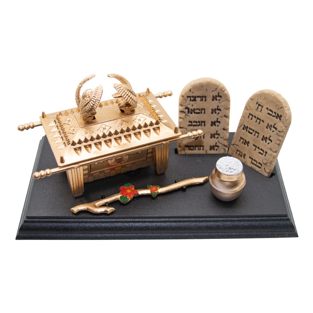 Arca Da Aliança Com Utensílios Base Tábuas Vara Arão Maná em Oferta na Shopee