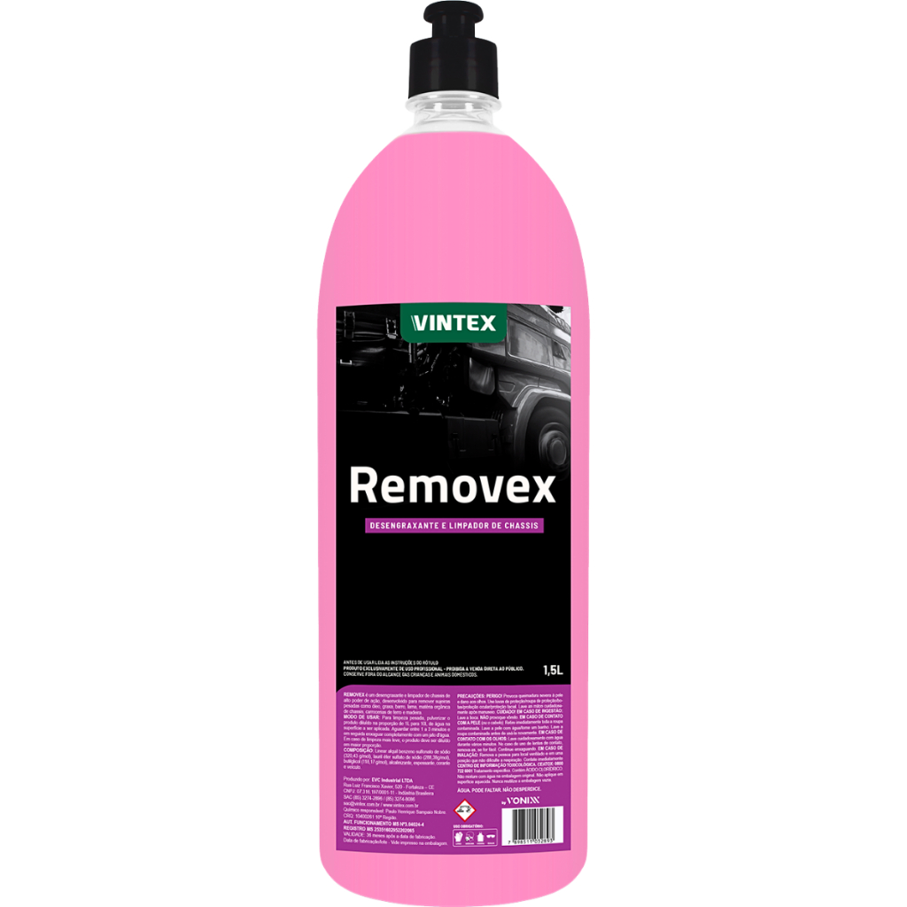 Produto para remover Sujeiras Pesadas Carrocerias Chassis Solupan Removex 1,5L Vintex - Spare Parts and Accessories for Vehicles