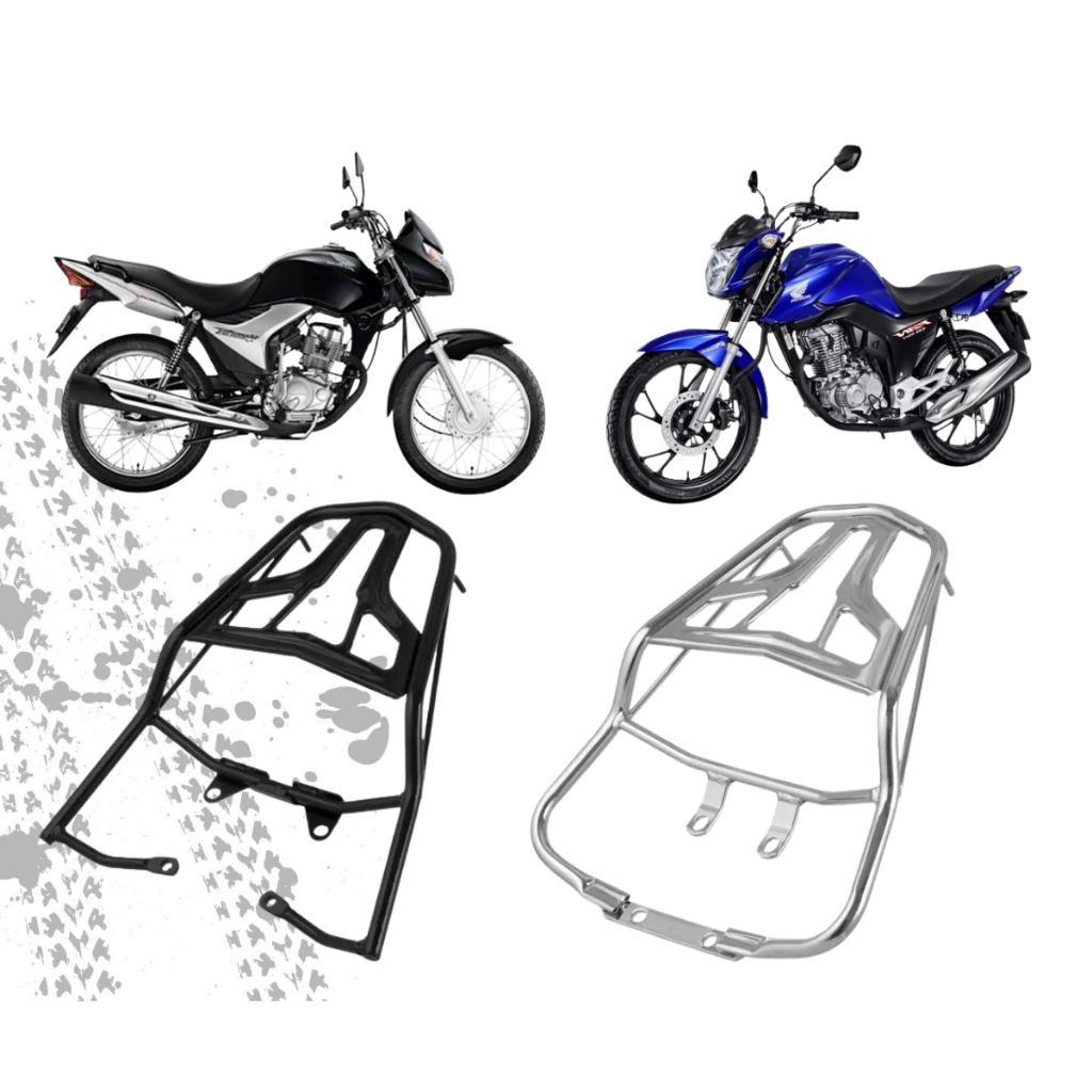 Bagageiro Churrasqueira Thunder Suporte Para Titan Fan Start Apartir de 2014 160 150 125 2015 a 2022