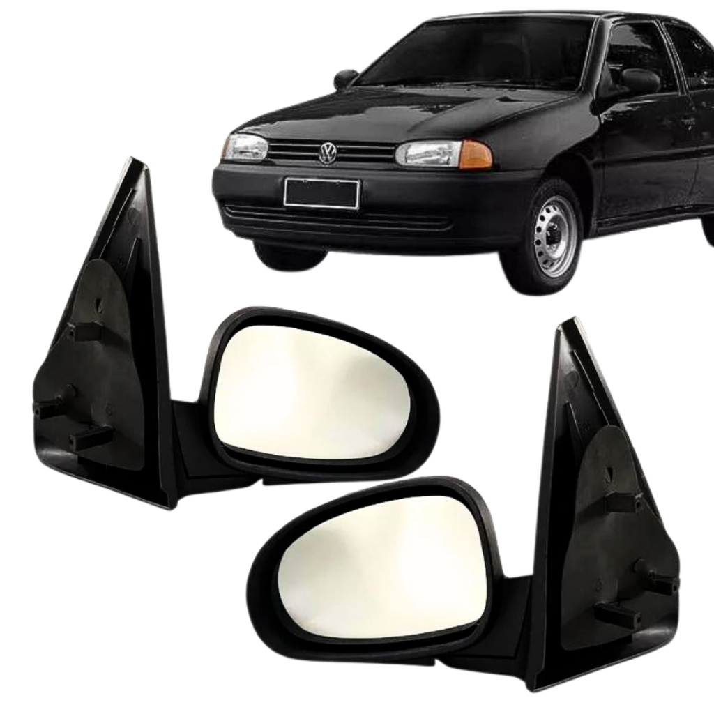 Par Retrovisor Gol G2 Bola Parati 2 Portas 1995 1996 1997 1998 1999 sem controle promocao