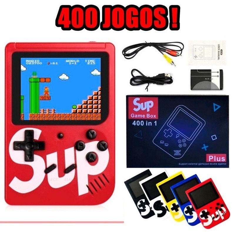 Mini Vídeo Game Retro Clássico 400 jogos