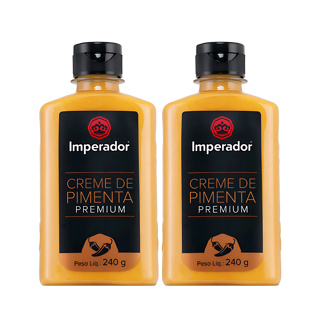 Creme de Pimenta Premium Imperador Kit com 2 unidades de 240g de Muito Sabor em Oferta na Shopee
