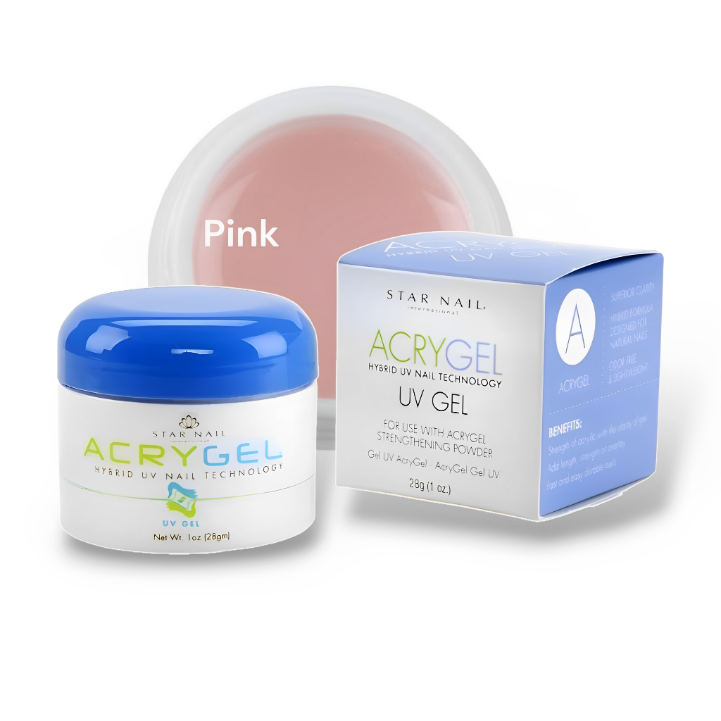 Gel Unha Alongamentos Acrilicos Acrigel Star Nail UV Star Nail 28 gramas
