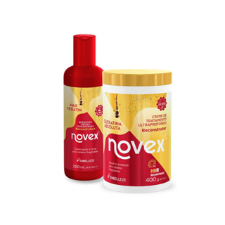 KIT NOVEX RECONSTUTOR MAX KERATIN em Oferta na Shopee