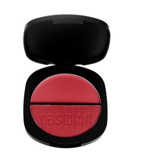 Blush Duo Obsidian Gemini - Compacto e Cremoso - Rubyrose - RUBY ROSE - EDIÇÃO LIMITADA