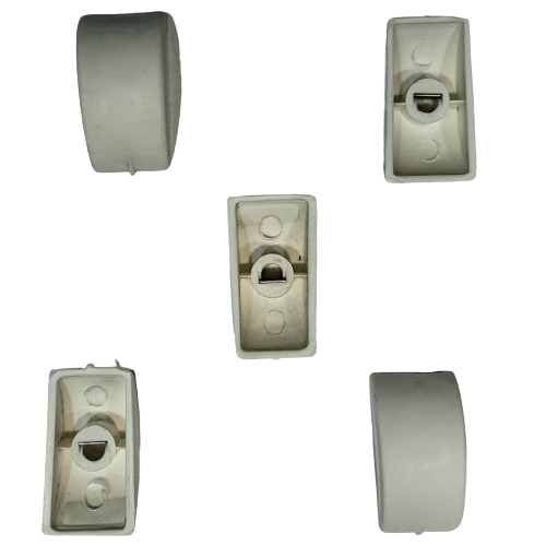 Botão Manípulo para Fogão Continental 2001 Novita Branco Sem Cano (jg c/5) 4 bocas + forno Rosa Maria
