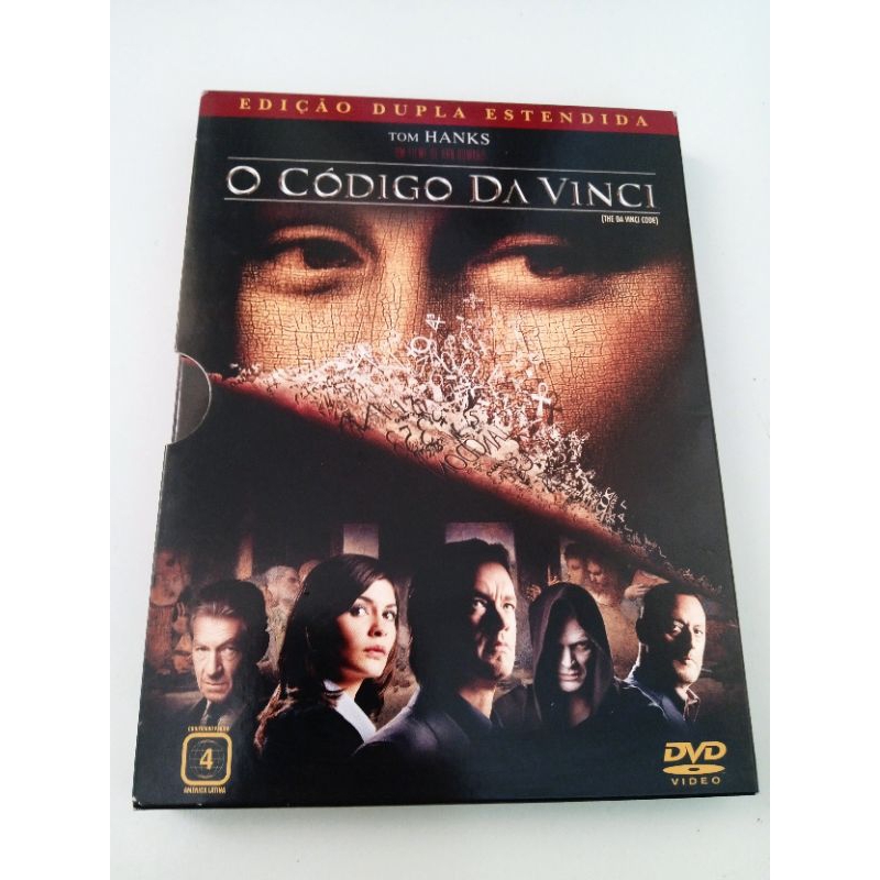 DVD duplo filme o código da Vinci ótimo estado mídias e capa
