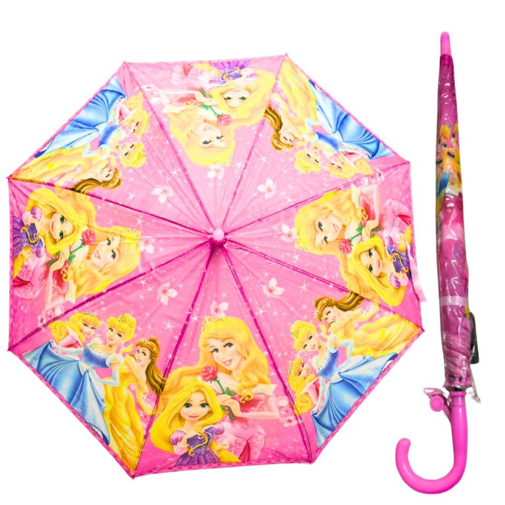 Guarda chuva infantil automático princesas Disney, Patrulha Canina, Naruto, Frozen, Minnei/Sombrinha em Oferta na Shopee