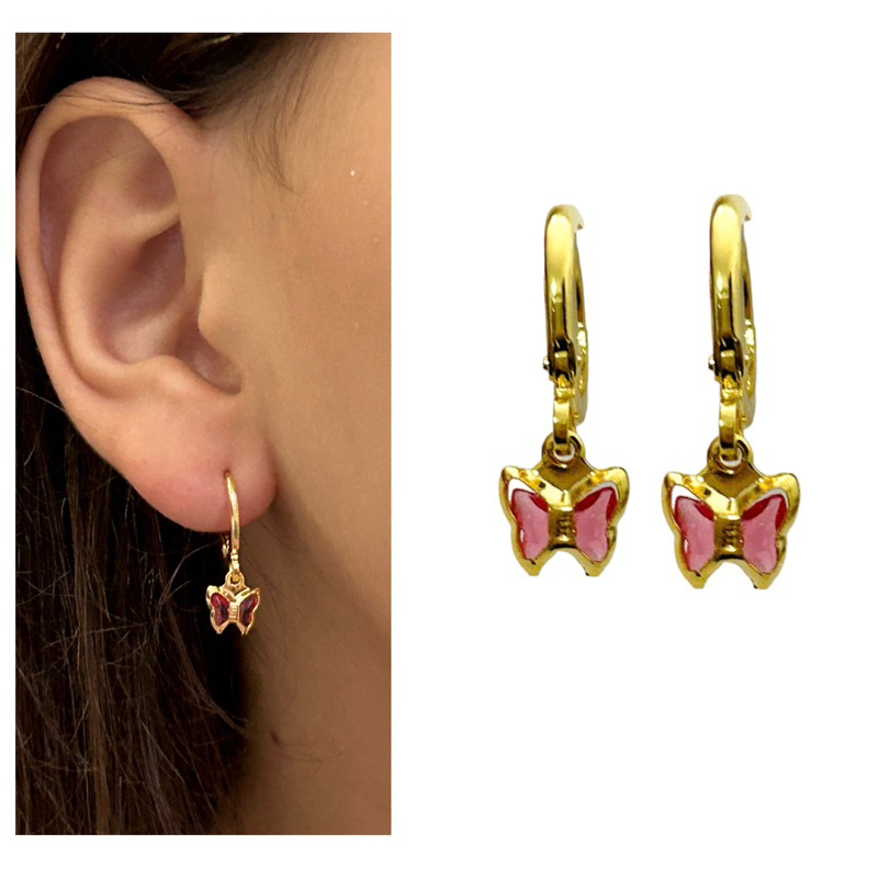 Brinco Infantil Juvenil Crianças e Adultos Antialérgico Banho Ouro 18k Com Garantia em Oferta na Shopee