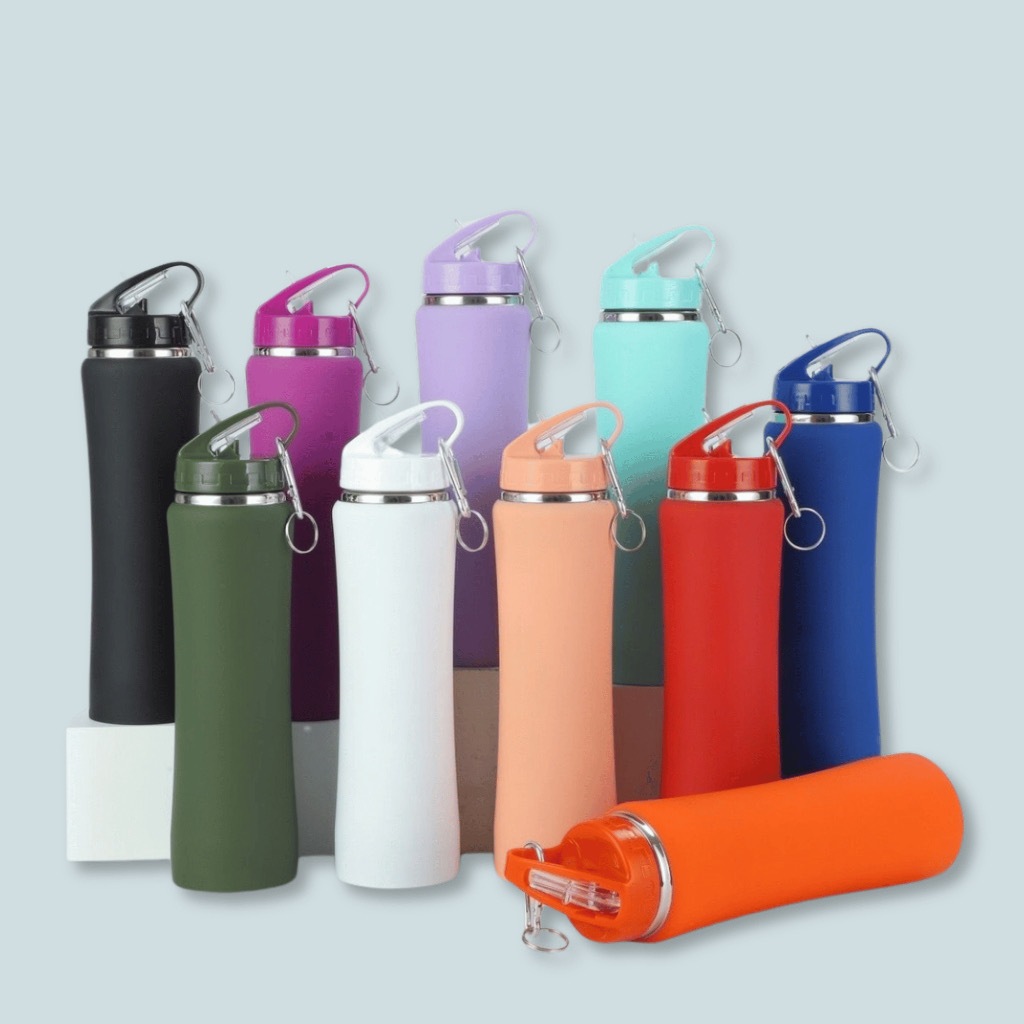 Garrafa Térmica 750ml Bebidas Inox Squeeze Com Bico Ideal Para Hidratação De alta Qualidad...