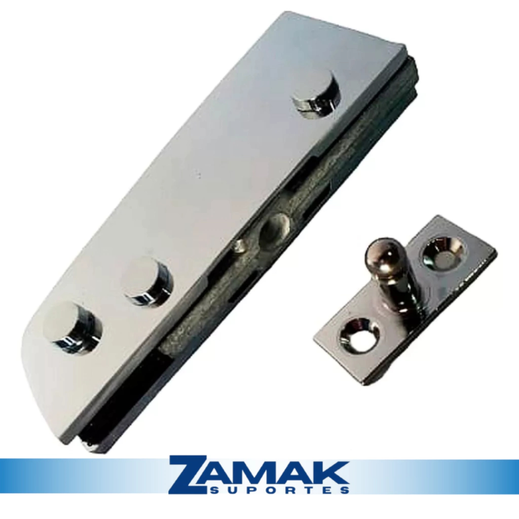 Dobradiças Para Porta De Vidro Pivotante 1103 S + Pivô 1013 S